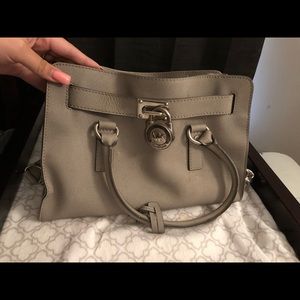 Grey Michael Kors Purse